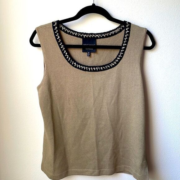 NWT Ming Wang Sapphire Tank Top - Picture 1 of 8